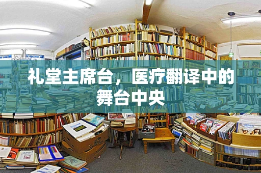 礼堂主席台，医疗翻译中的舞台中央