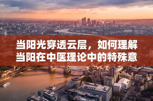 当阳光穿透云层，如何理解当阳在中医理论中的特殊意义？