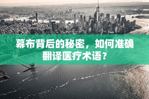 幕布背后的秘密，如何准确翻译医疗术语？