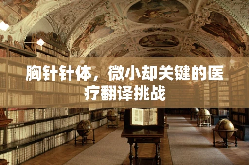 胸针针体，微小却关键的医疗翻译挑战