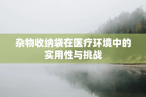 杂物收纳袋在医疗环境中的实用性与挑战