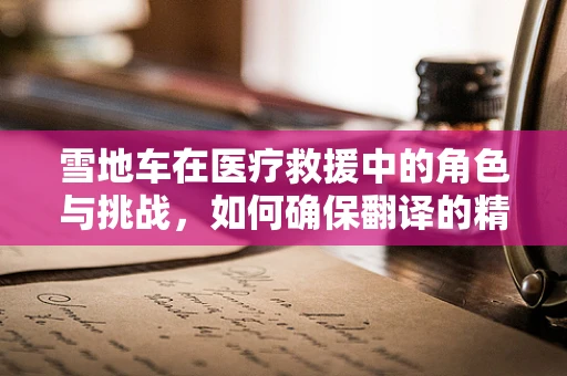 雪地车在医疗救援中的角色与挑战，如何确保翻译的精准与高效？