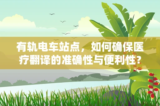 有轨电车站点，如何确保医疗翻译的准确性与便利性？