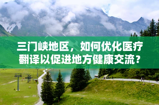 三门峡地区，如何优化医疗翻译以促进地方健康交流？