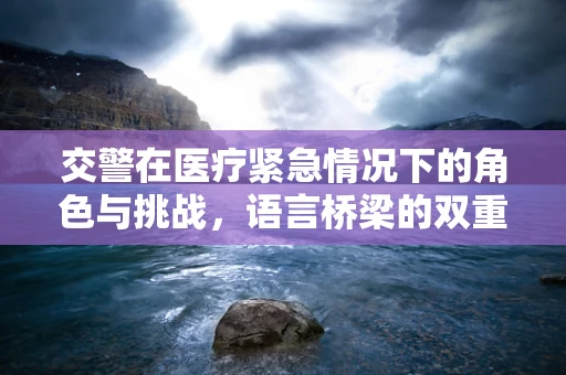 交警在医疗紧急情况下的角色与挑战，语言桥梁的双重考验