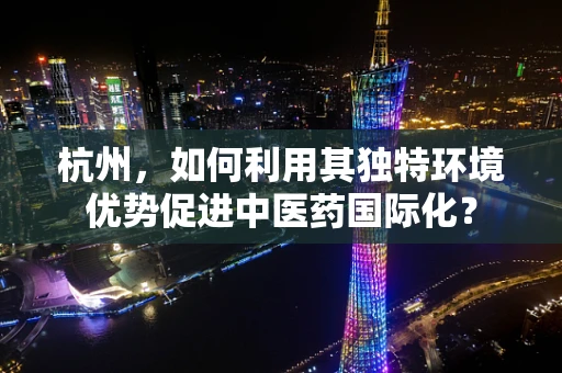 杭州，如何利用其独特环境优势促进中医药国际化？