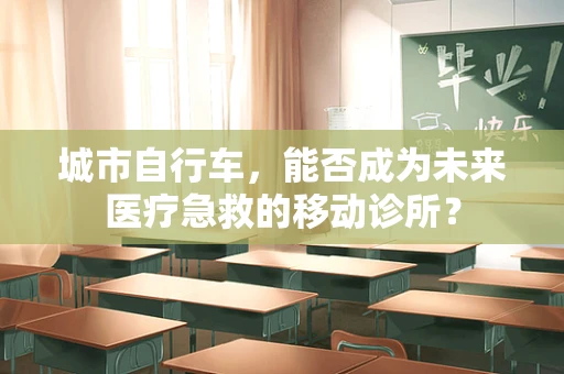 城市自行车，能否成为未来医疗急救的移动诊所？