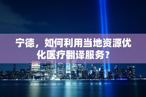 宁德，如何利用当地资源优化医疗翻译服务？