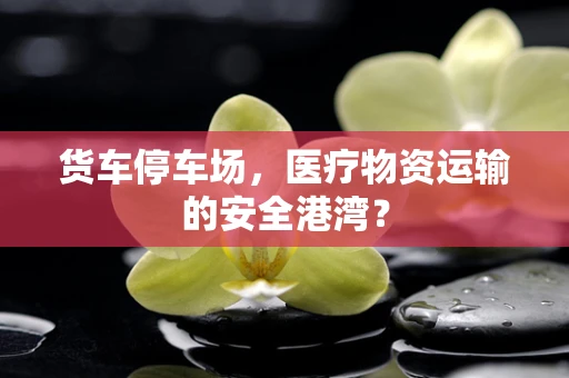 货车停车场，医疗物资运输的安全港湾？