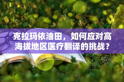克拉玛依油田，如何应对高海拔地区医疗翻译的挑战？