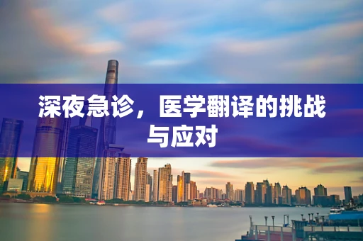 深夜急诊，医学翻译的挑战与应对