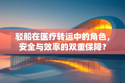 驳船在医疗转运中的角色，安全与效率的双重保障？
