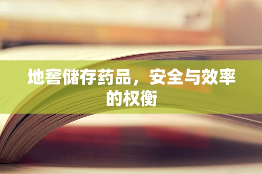 地窖储存药品，安全与效率的权衡