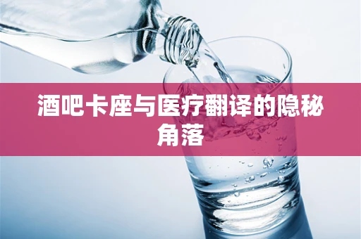 酒吧卡座与医疗翻译的隐秘角落