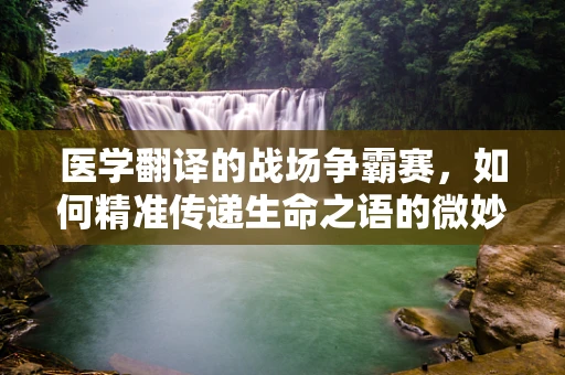 医学翻译的战场争霸赛，如何精准传递生命之语的微妙差异？