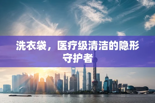 洗衣袋，医疗级清洁的隐形守护者