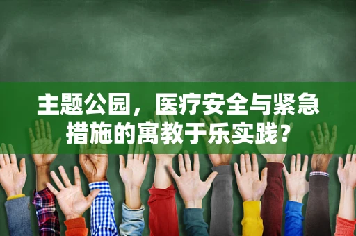 主题公园，医疗安全与紧急措施的寓教于乐实践？