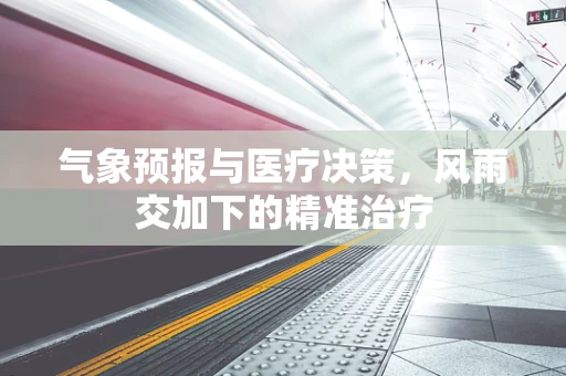 气象预报与医疗决策，风雨交加下的精准治疗