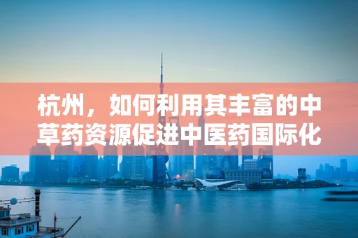 杭州，如何利用其丰富的中草药资源促进中医药国际化发展？