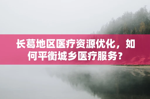 长葛地区医疗资源优化，如何平衡城乡医疗服务？