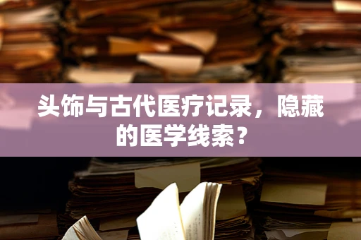 头饰与古代医疗记录，隐藏的医学线索？